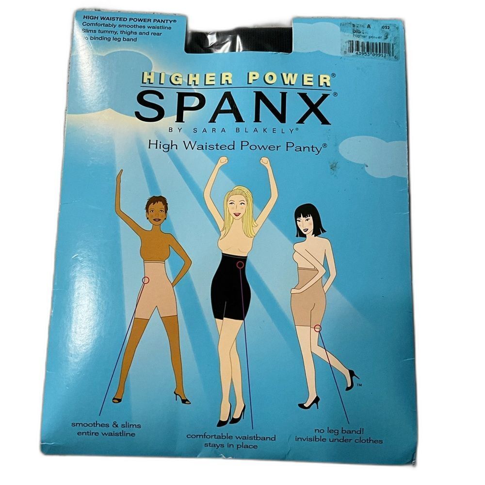 Spanx High Waisted Power Panty 95 - 125lbs Black Size A
